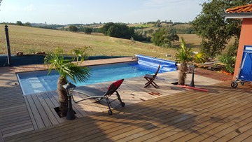 Terrasse bois exotique Marrassanduba extension FINI a Draimil-Lafage