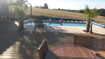 Terrasse bois exotique Marrassanduba extension FINI a Draimil-Lafage