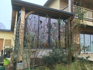Art du Bois crée votre fermeture de terrasse en châssis coulissant alu a Balma
