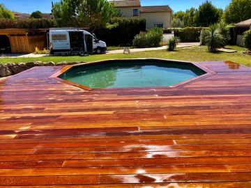 Construction de terrasse en bois à Toulouse