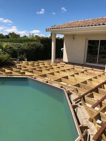 Terrasse bois exotique en IPE