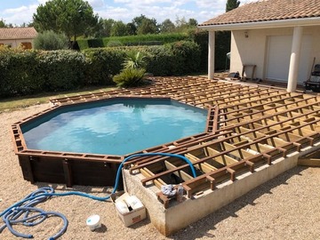 Terrasse bois exotique en IPE