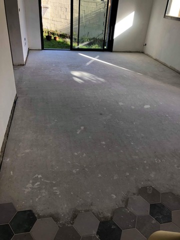 Parquet bois massif -carreaux ciment pose collé a Balma FINI