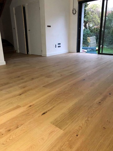 Parquet bois massif -carreaux ciment pose collé a Toulouse 1