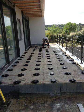 Terrasse Bois exotique en IPE début a Castanet 