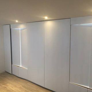 amenagement interieur en plan de travail chêne massif a Toulouse