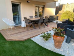 Terrasse bois exotique à TOULOUSE