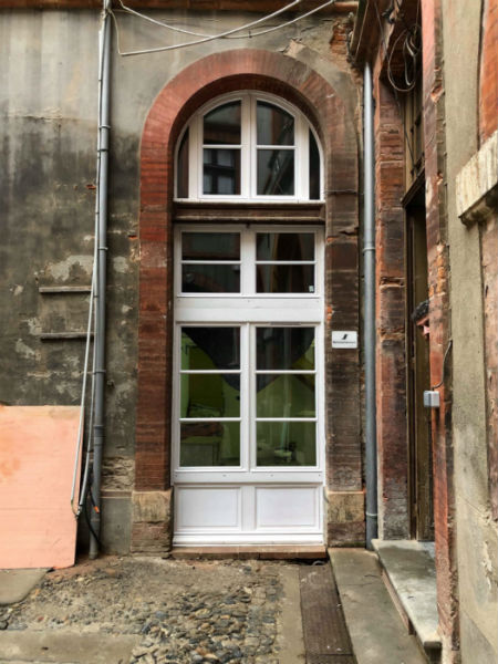 Menuiserie bois plein cintre