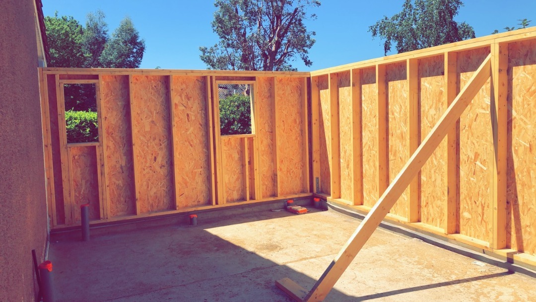 Ossature Bois AVANT extension a Quint-Fonsegrive