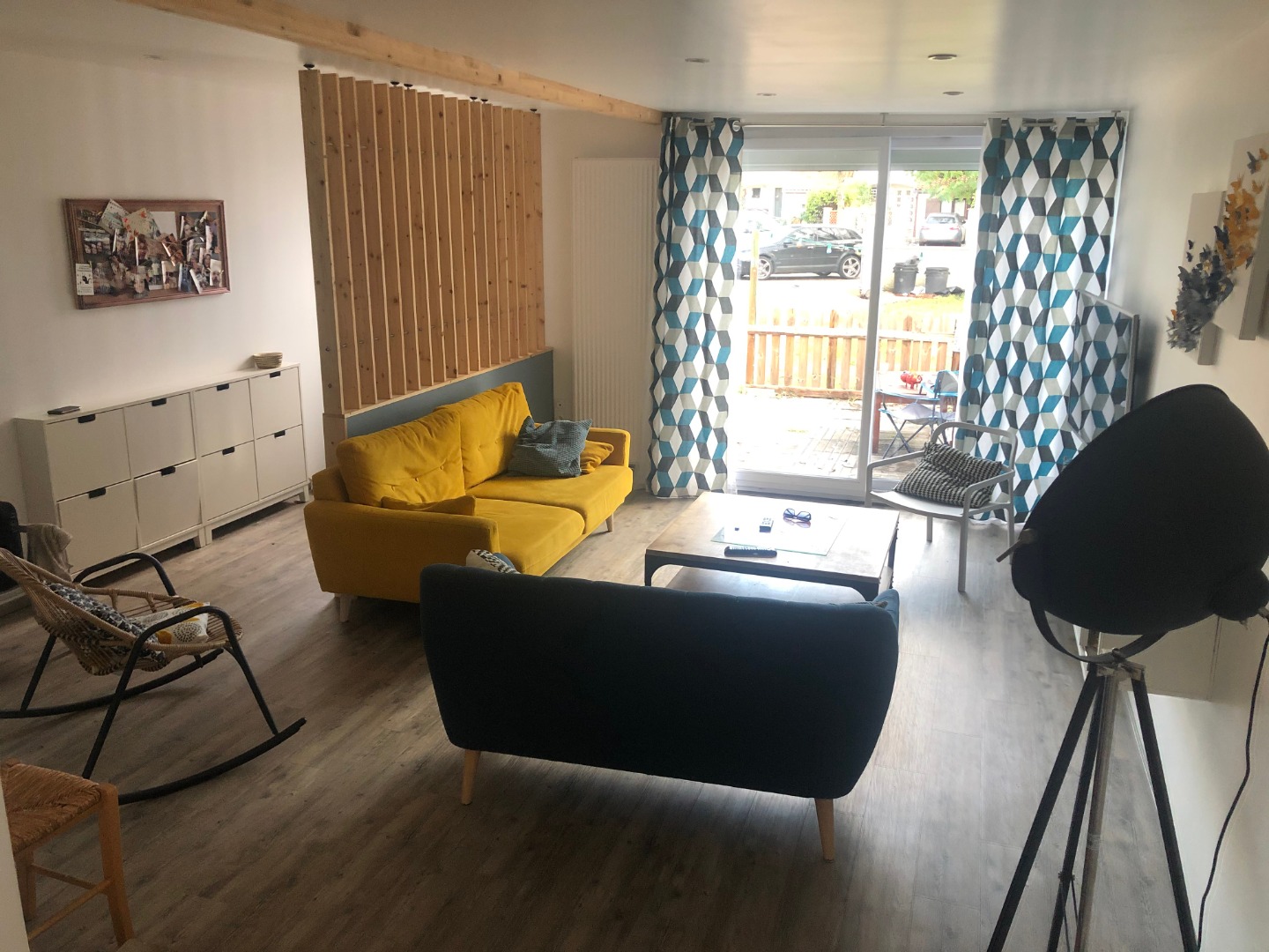 Ossature Bois extension avec bardage peint thermolaqué début a Saint-Orens