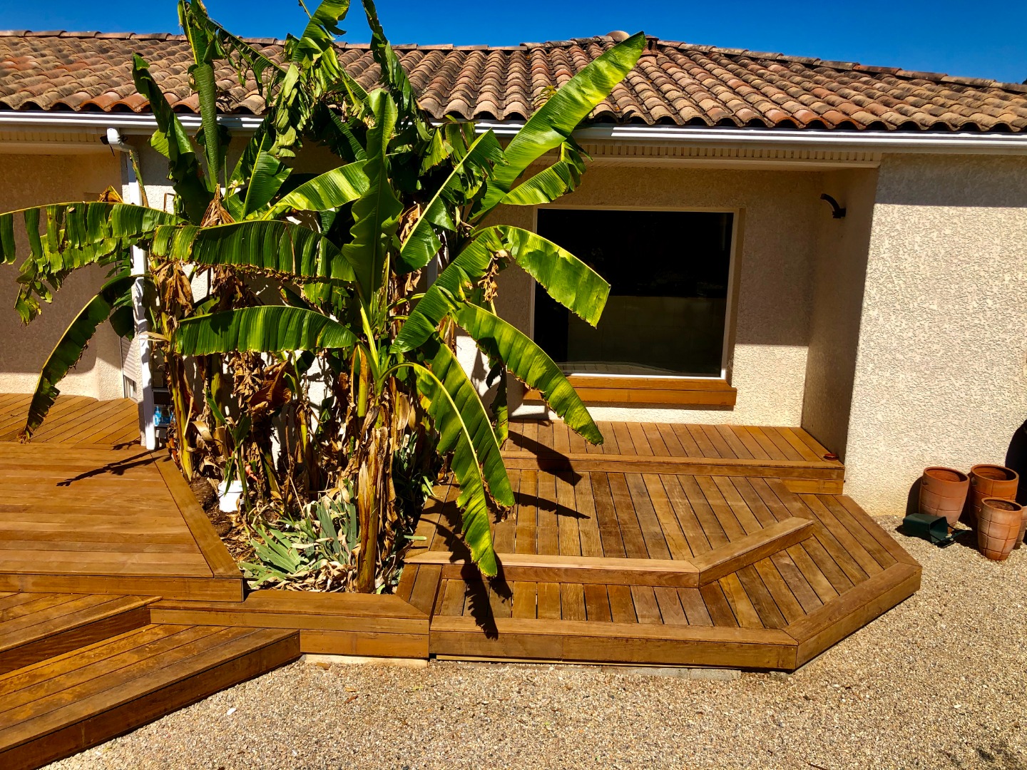 Terrasse Bois Exotique IPE FINI a Brugières