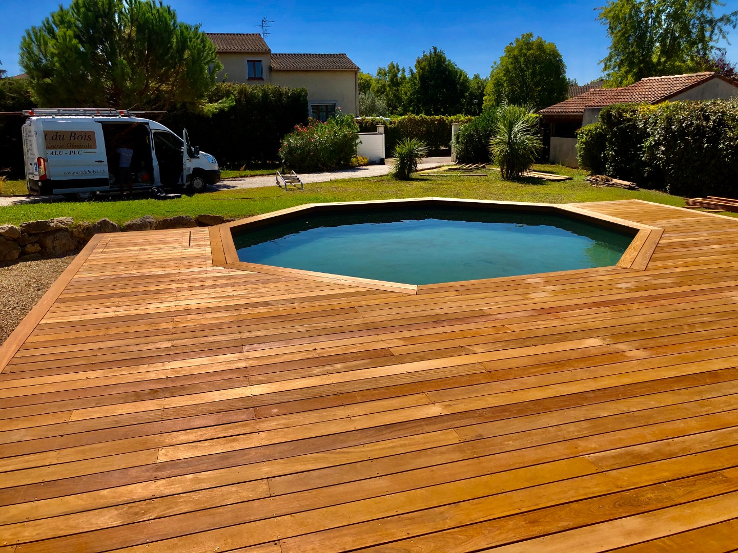 Terrasse bois exotique Marrassanduba a Tournefeuille
