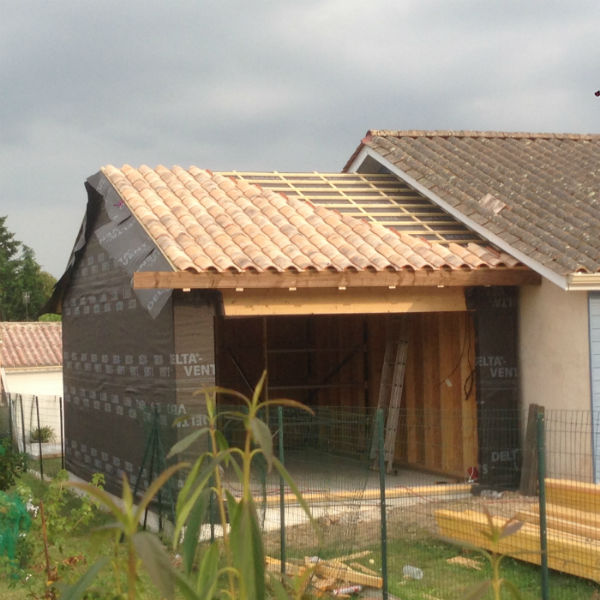 Réception de la dalle maçonné avant fabrication des mur a Tournefeuille